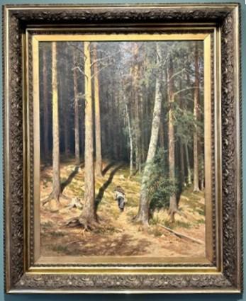 Painting of Trees in Kadriog Palace in Riga