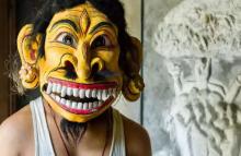 Smiling mask