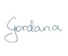 Gordana Crnković Signature