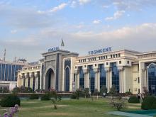 Train station at Tashkent, Uzbekistan