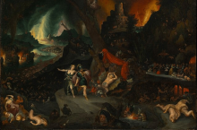 Artistic depiction of hell