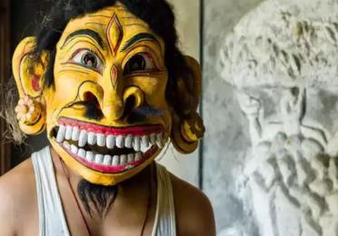 Smiling mask