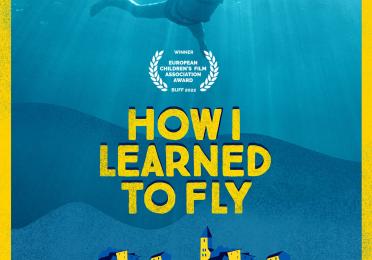 Girl swimming underwater. "How I Learned to Fly"
