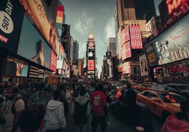 Times Square in New York City