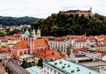 Ljubljana city view