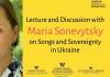 Image of Flyer for Sonevytsky Talk