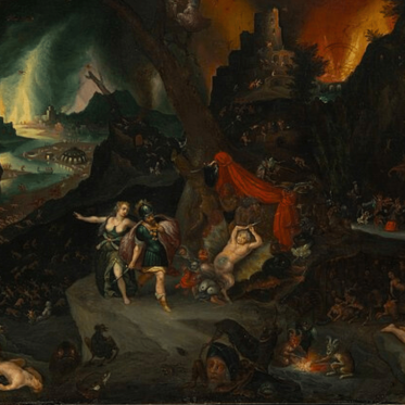 Artistic depiction of hell